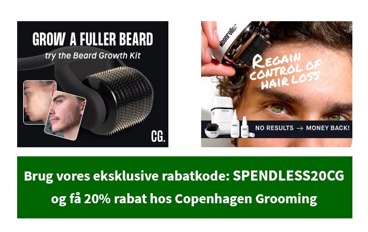 Copenhagen Grooming - boost hårvækst med rabatkode